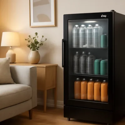 Refrigerador Expositor Vertical Eos Eco Gelo 124L EEV120P Preto 220V