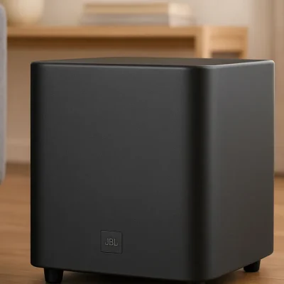 JBL SW8A-MS: grave potente e sem distorções