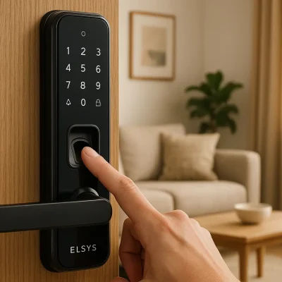 Fechadura Digital Elsys ESF-DE2000B com Biometria