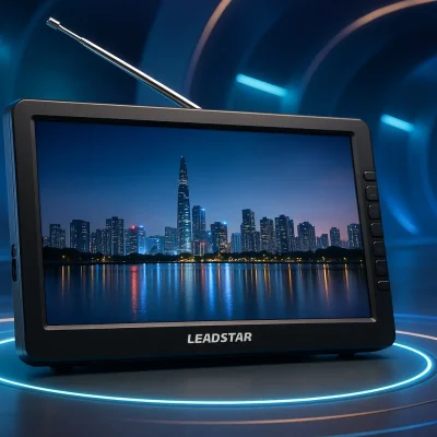 Tela Digital Portátil LEADSTAR 14" com DVB-T2 e Bateria