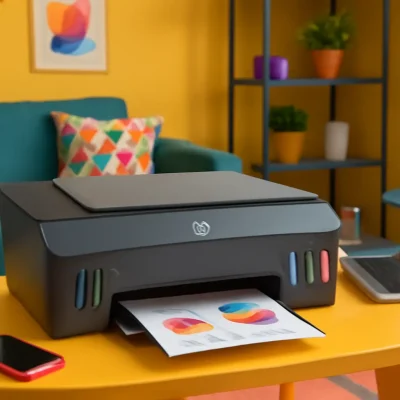 Impressora Multifuncional HP Smart Tank 581: Tanque de Tinta Colorida Wi-Fi com Autorreparo