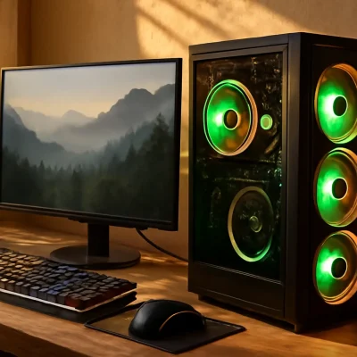 PC GAMER AMD RYZEN 7 5700G - 16GB DDR4 - SSD 240GB - RADEON VEGA 8 - MONITOR 19'' - KIT GAMER RGB