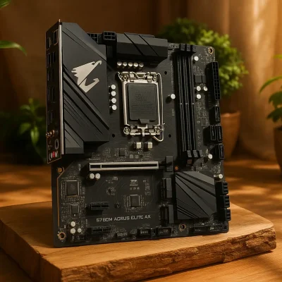 GIGABYTE B760M AORUS Elite AX: DDR5, Wi-Fi 6E e Conectividade Avançada