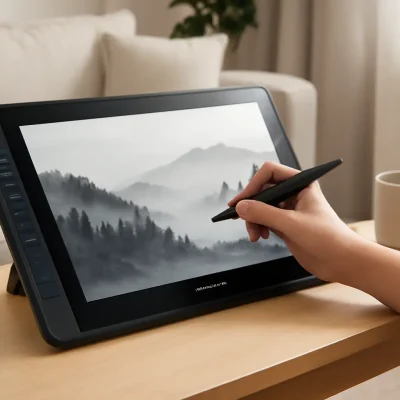 HUION Mesa Digitalizadora Kamvas Pro 16 2.5K QHD