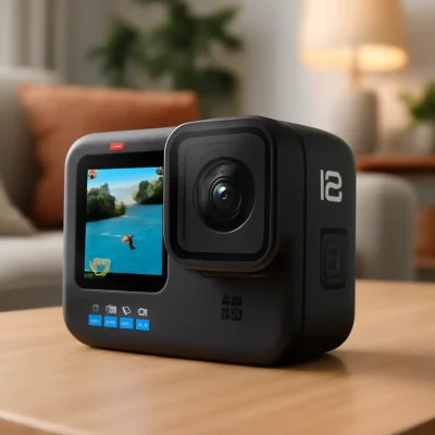 GoPro HERO12 Black - Câmera de Ação à Prova D'Água com Vídeo Ultra HD 5.3K60