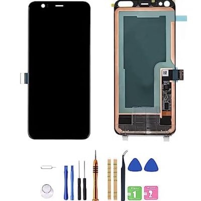 Amoled LCD para Google Pixel 4 G020M G020I Tela digitalizadora de 5,7 polegadas Tela LCD Touch Assembly Substituição polegadas por Qvouaw